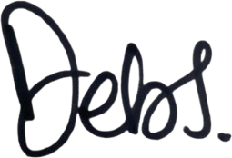 Debbie's signature